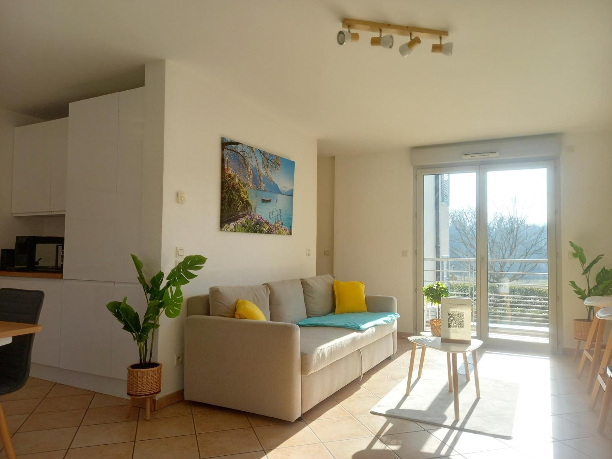 T2 De 56M2 - Geneve A 5 Min- Parking Prive Gratuit Apartment Сен-Жулиен-ан-Женевуа Екстериор снимка